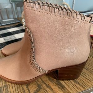 Kate Spade Leather Beige Booties